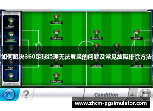 如何解决360足球经理无法登录的问题及常见故障排除方法